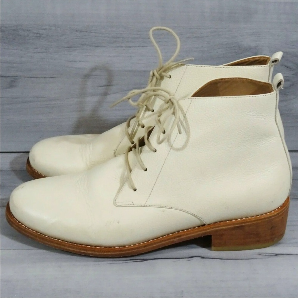 Fortress Inca white leather shoes Riri